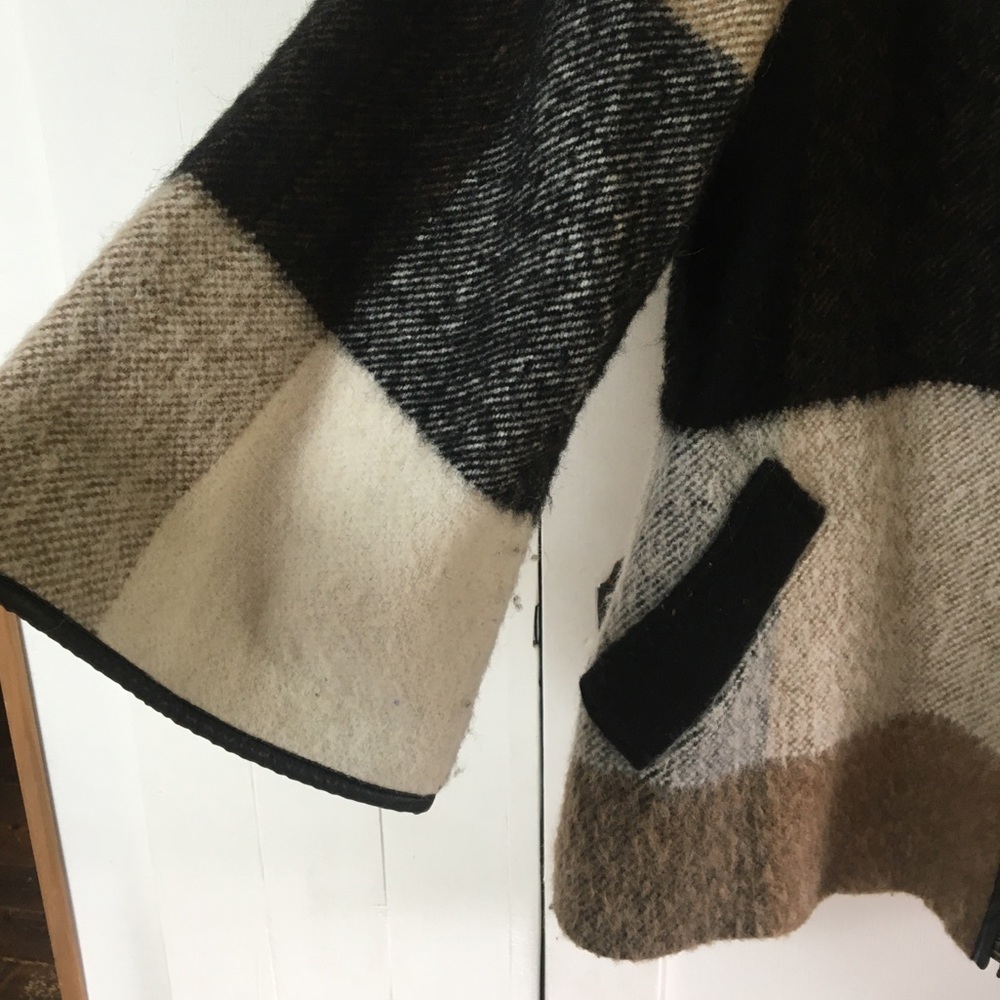 Nine West Crop Sleeve Wool Coat - Picture 6 of 13
